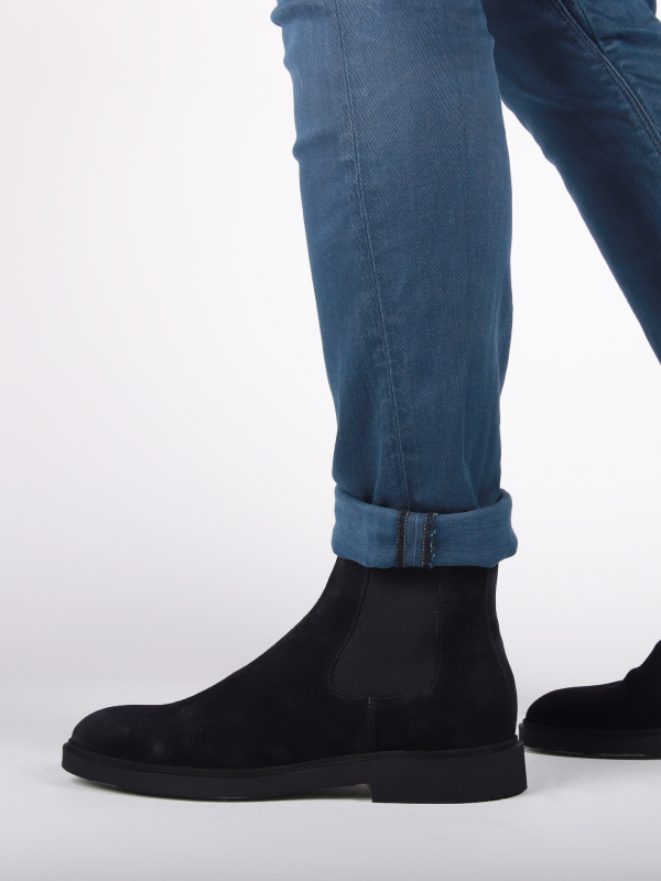 Blackstone OWEN WG81 Navy Chelsea boots