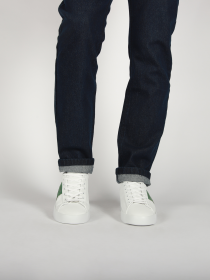 Blackstone SKARN RAY DG366 White green Sneaker (low)