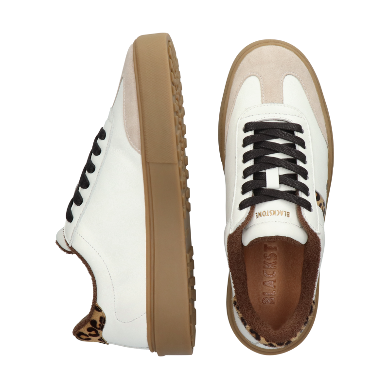 Blackstone QUARTZ AUDEN EL280 White leopard Sneaker (low)