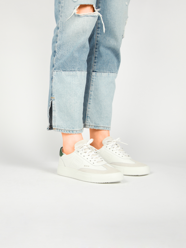 Blackstone SLATE HARPER DL272 White green Sneaker (low)