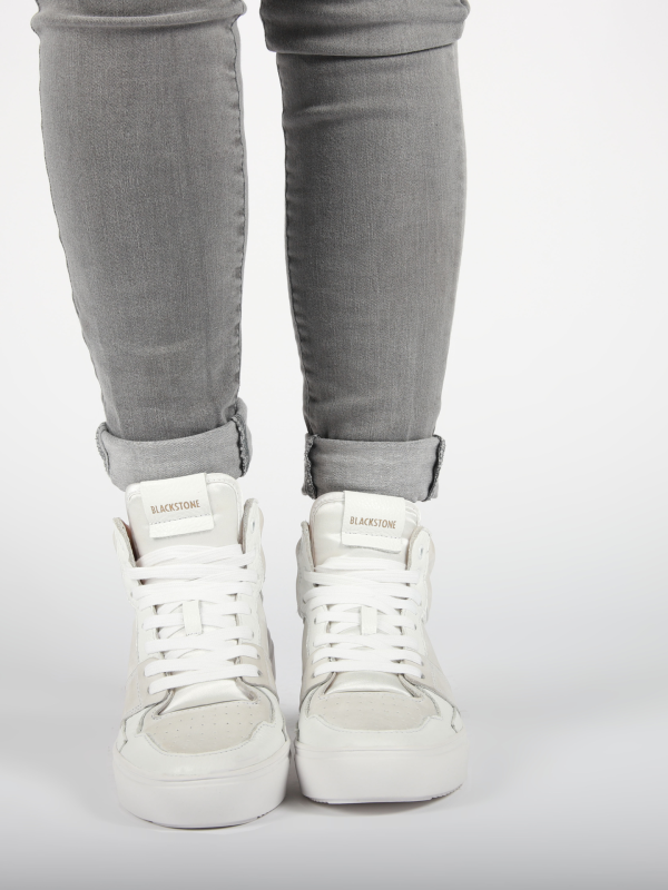 Blackstone KEYLA XW42 White Sneaker (high)