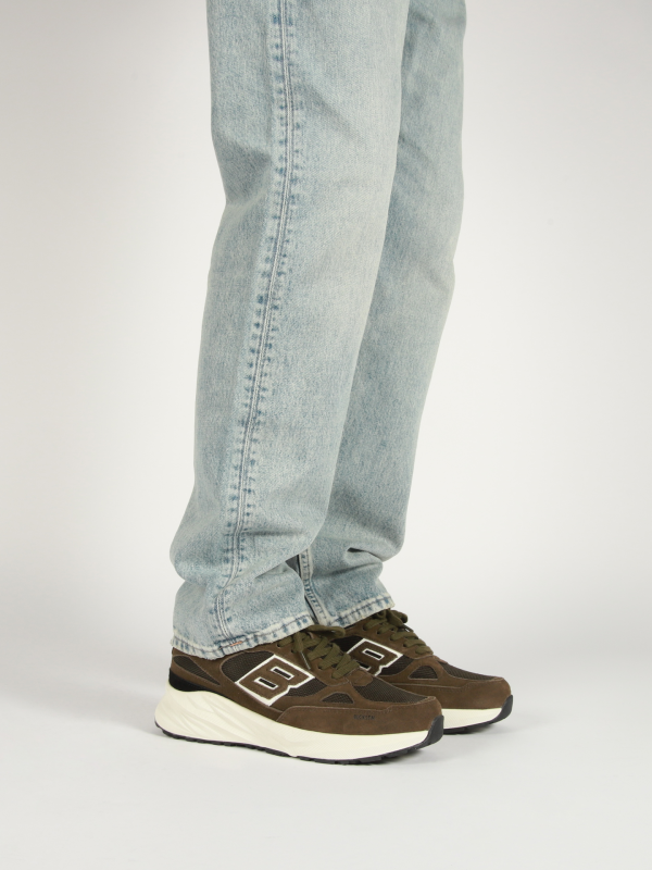 Blackstone FLINT MOSS DG531 Crocodile Runner Sneaker