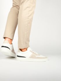 Blackstone MARBLE COLTON DG513 White sand Sneaker (low)
