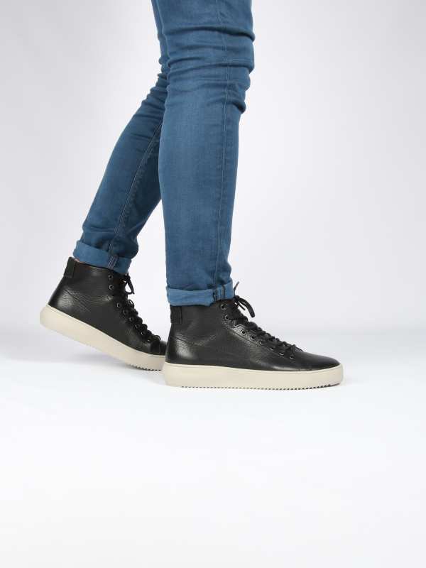 Blackstone DYLAN YG08 Black grey Sneaker (high)