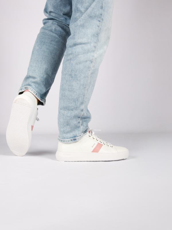 Blackstone Ryder BL220 White-rose dawn Sneaker (low)