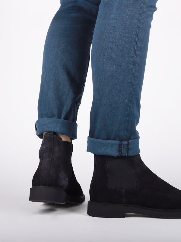 Blackstone OWEN WG81 Navy Chelsea boots