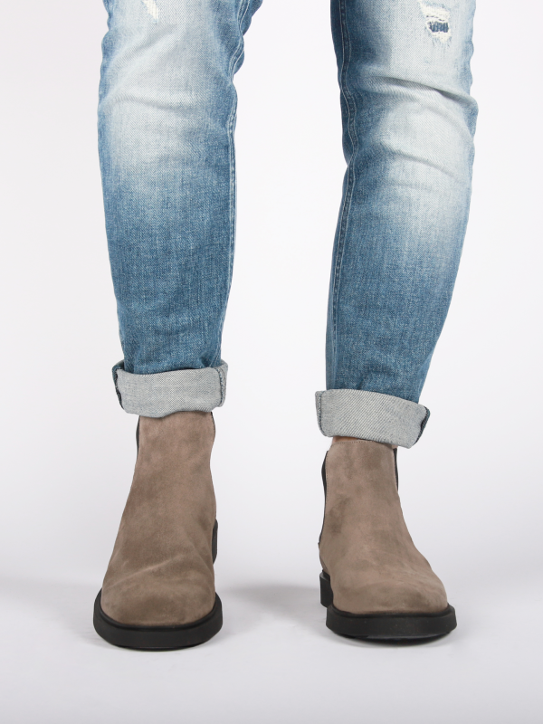 Blackstone OWEN WG81 Taupe Chelsea boots