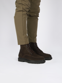 Blackstone JAYLEN HIGH AG322 Coffee Lace-ups