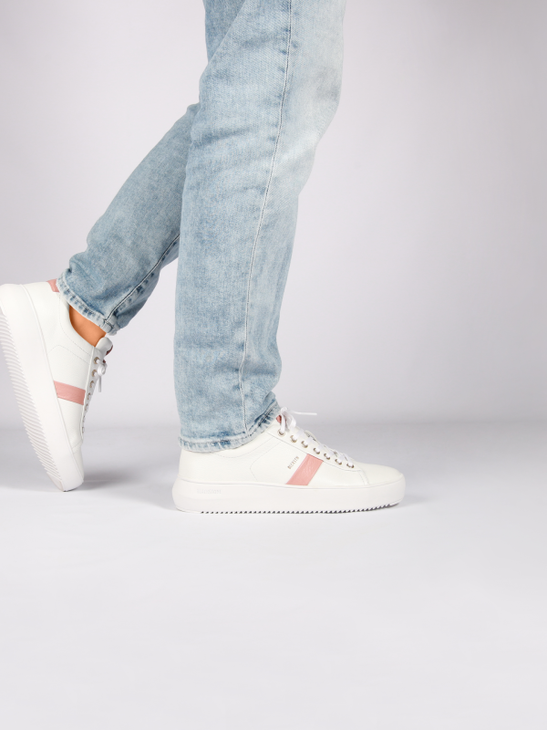 Blackstone Ryder BL220 White-rose dawn Sneaker (low)