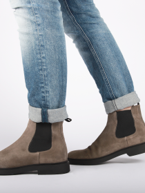 Blackstone OWEN WG81 Taupe Chelsea boots