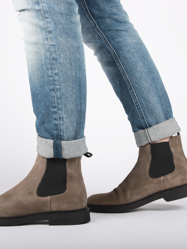 Blackstone OWEN WG81 Taupe Chelsea boots