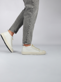 Blackstone ZOEY MID ZL72 White Sneaker (mid)