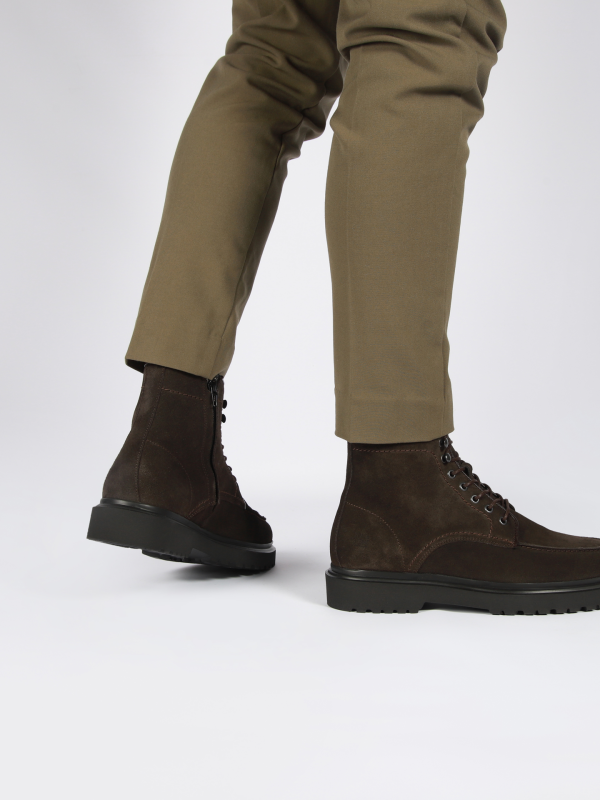 Blackstone JAYLEN HIGH AG322 Coffee Lace-ups
