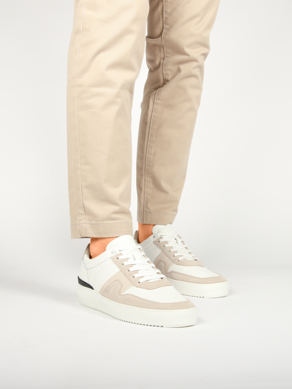 Blackstone MARBLE COLTON DG513 White sand Sneaker (low)