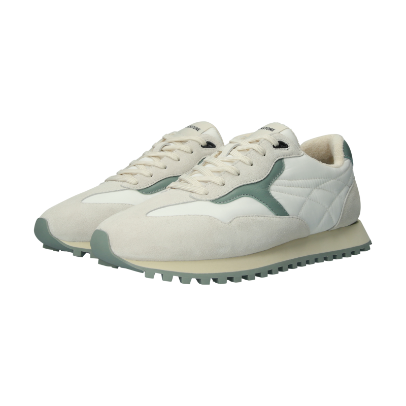 Blackstone SCORIA LEGEND DG532 White green milieu Runner Sneaker