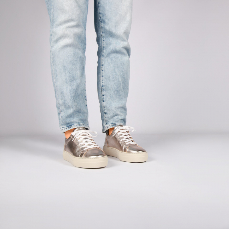 Ash metallic sneakers top