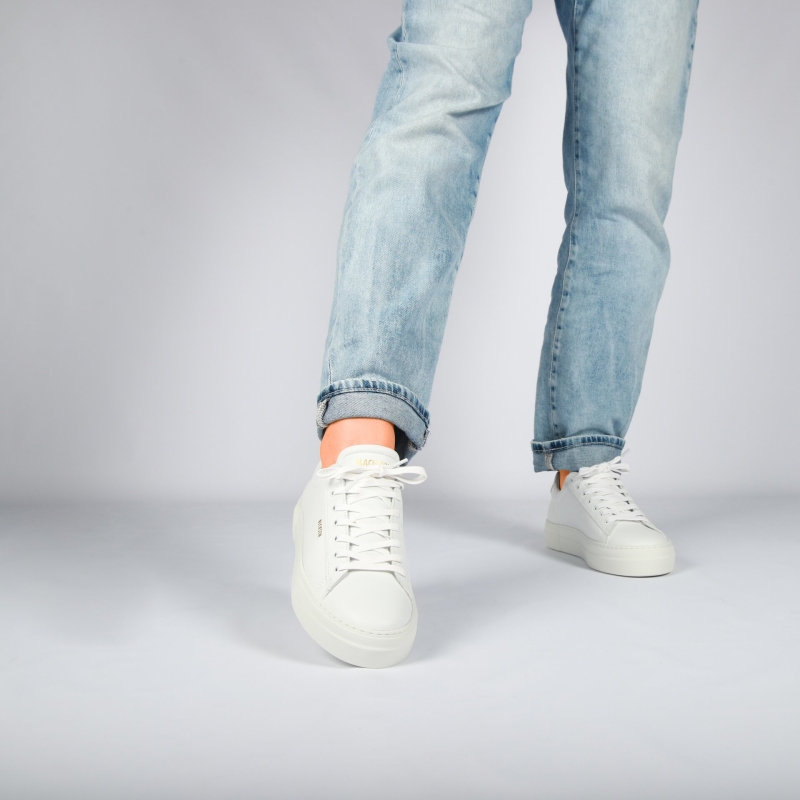 Mae - BL478 White - Sneaker (low) | Blackstonefootwear