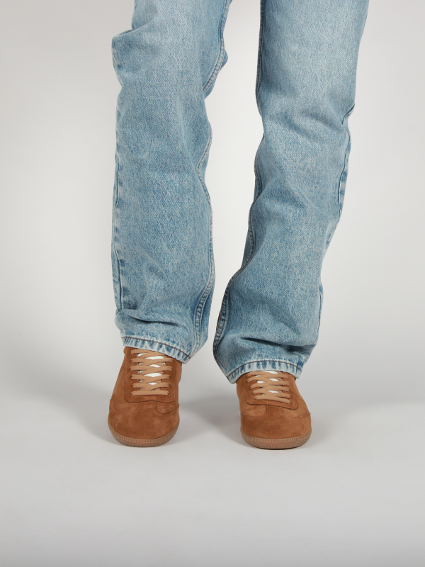 Blackstone LIME WREN PERF DG363 Cognac Sneaker (low)