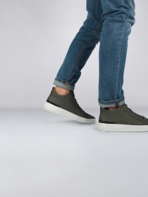 Blackstone TREVOR YG23 Mullet basil Sneaker (mid)