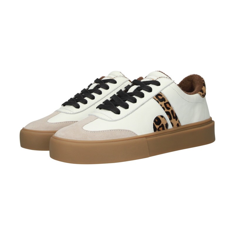 Blackstone QUARTZ AUDEN EL280 White leopard Sneaker (low)