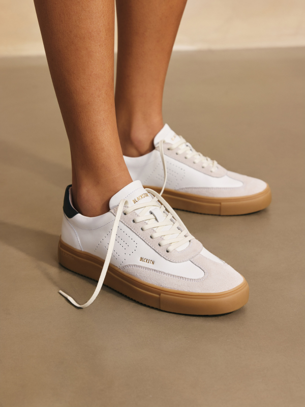 Blackstone SLATE HARPER DL272 White black Sneaker (low)