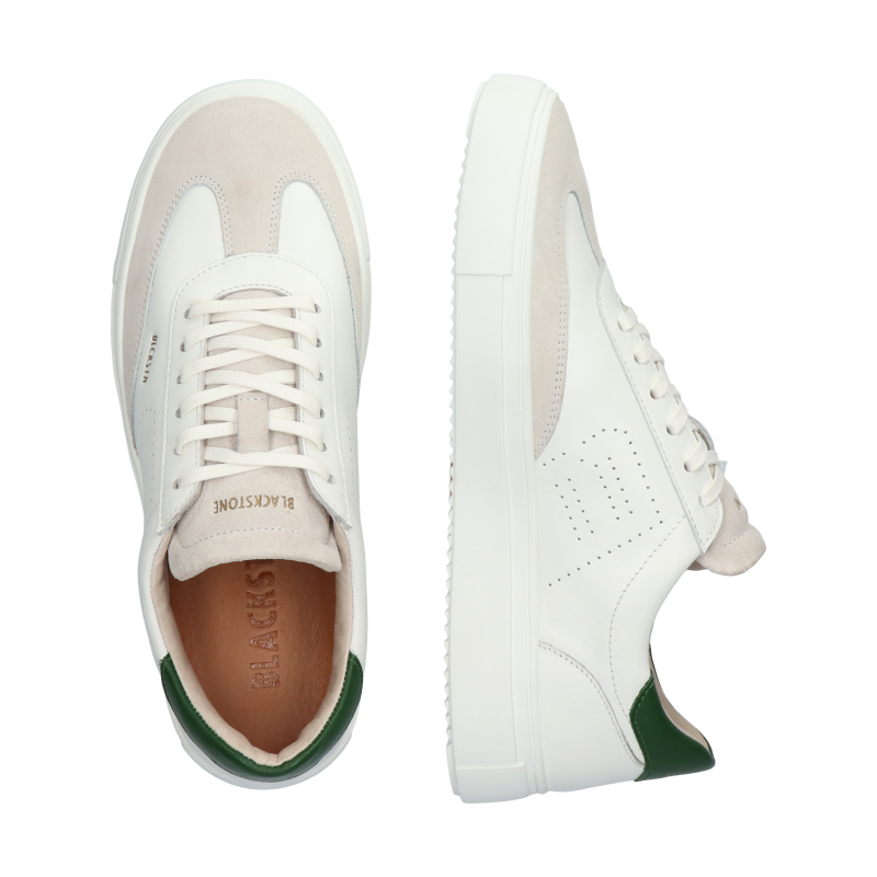 Blackstone SLATE HARPER DL272 White green Sneaker (low)