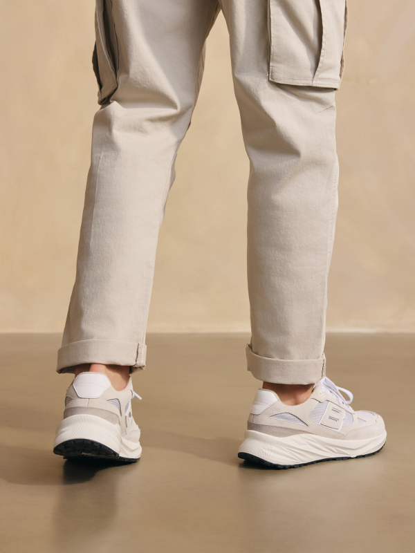 Blackstone FLINT MOSS DG531 Light grey Runner Sneaker