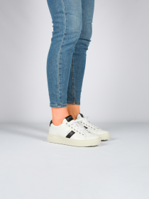 Blackstone RYDER BL220 White black Sneaker (low)