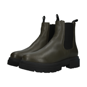 Blackstone SMILLA MID AL412 Olive Chelsea boots