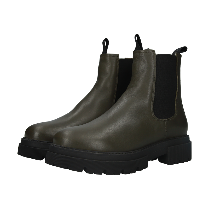 Blackstone SMILLA MID AL412 Olive Chelsea boots