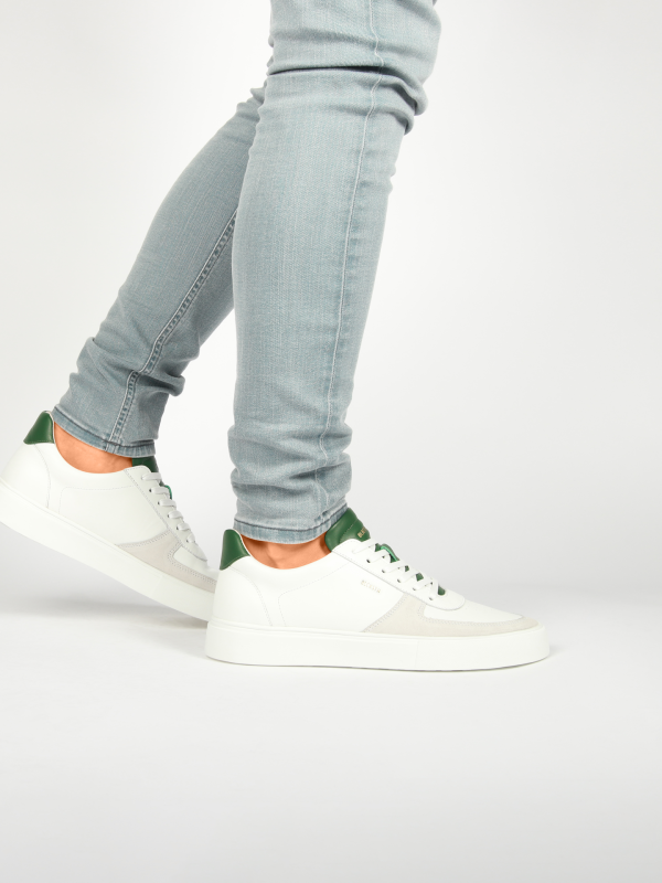 Blackstone CRAG RAGNER DG522 White green Sneaker (low)
