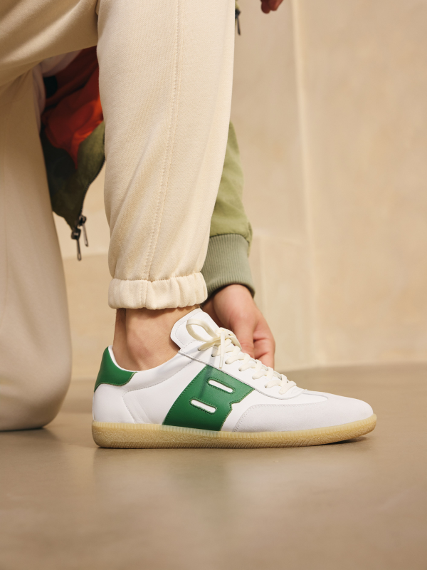 Blackstone LIME WREN DG361 White green Sneaker (low)