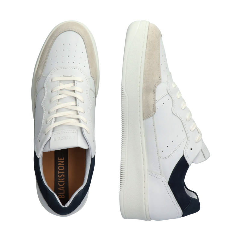 Blackstone DREW ZG46 White navy Sneaker (low)