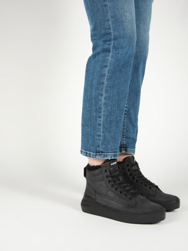 Blackstone SOLEY YL65 Black Sneaker (high)