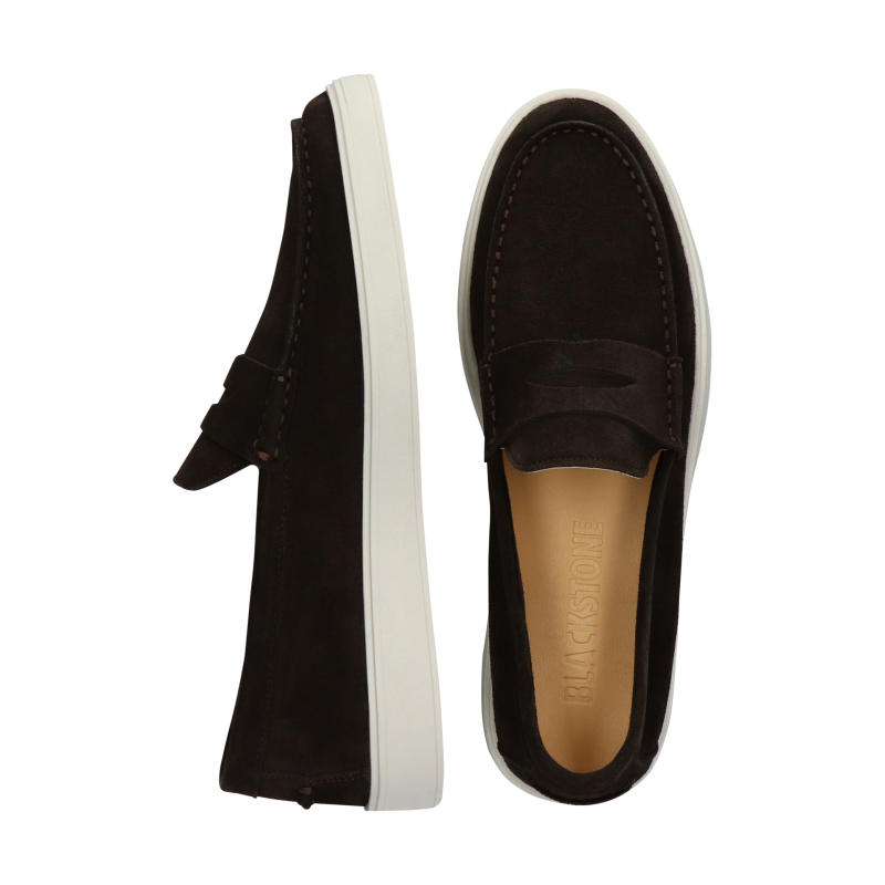 Blackstone ZUKO ENZO DG370 Dark brown Slip-ons