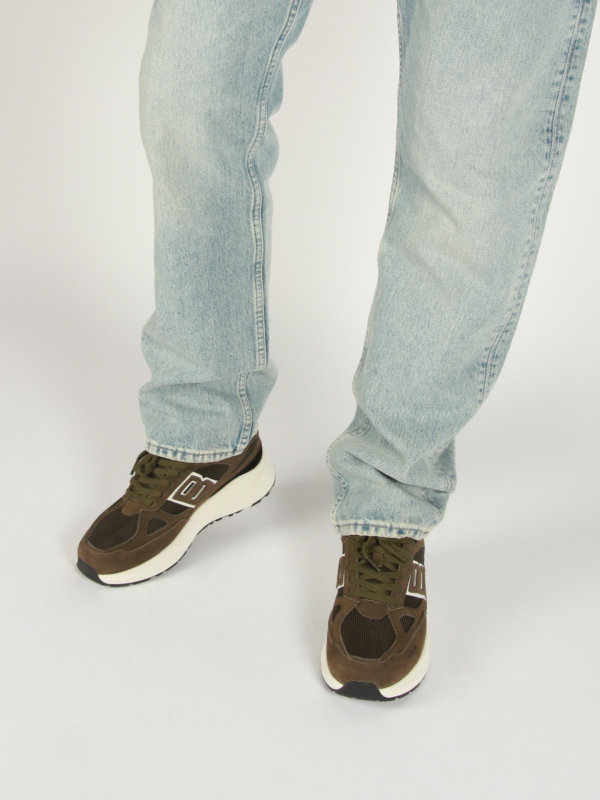 Blackstone FLINT MOSS DG531 Crocodile Runner Sneaker