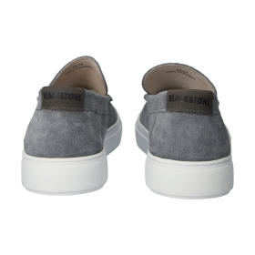 Blackstone GIULIO XG98 Grey pinstripe Slip-ons