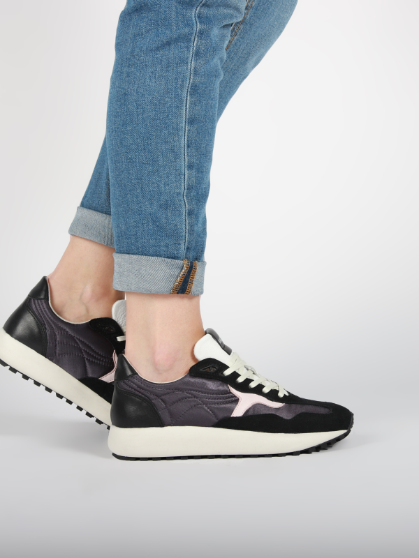 Blackstone NICKY XW61 Charcoal art Runner Sneaker