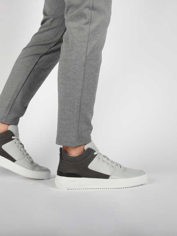 Blackstone BRYSON ZG17 Grey pinstripe northern drople Sneaker (mid)