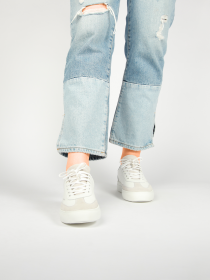 Blackstone SLATE HARPER DL272 White green Sneaker (low)