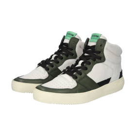 Blackstone DWAYNE YG02 Off white green Sneaker (high)