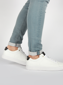 Blackstone ROGER LOW RM50 White black Sneaker (low)
