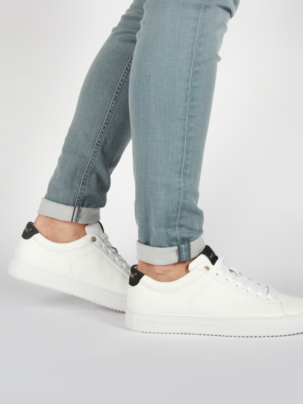 Blackstone ROGER LOW RM50 White black Sneaker (low)