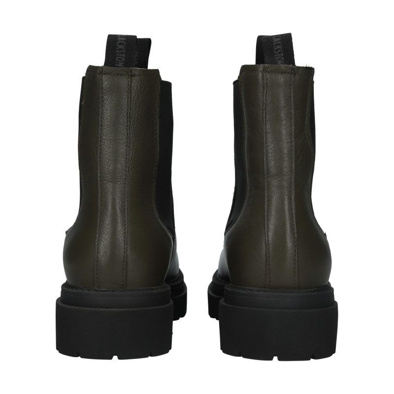 Blackstone SMILLA MID AL412 Olive Chelsea boots