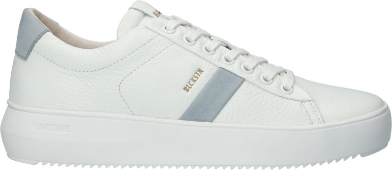 Blackstone RYDER BL220 White cambray blue Sneaker (low)