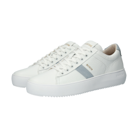 Blackstone RYDER BL220 White cambray blue Sneaker (low)