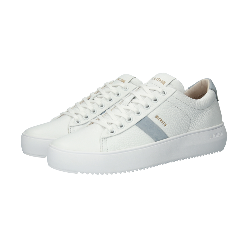 Blackstone RYDER BL220 White cambray blue Sneaker (low)