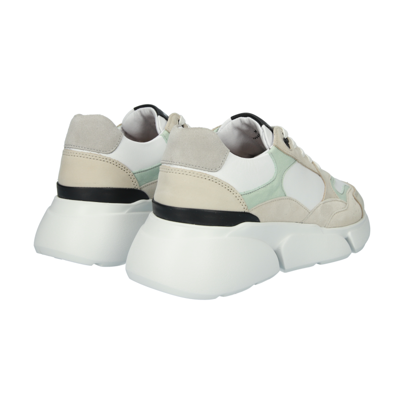 Blackstone VICTORIA XL33 White mint Chunky sneaker