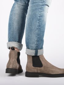 Blackstone OWEN WG81 Taupe Chelsea boots