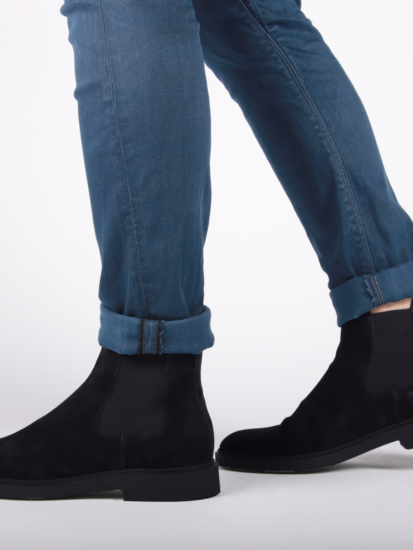 Blackstone OWEN WG81 Navy Chelsea boots